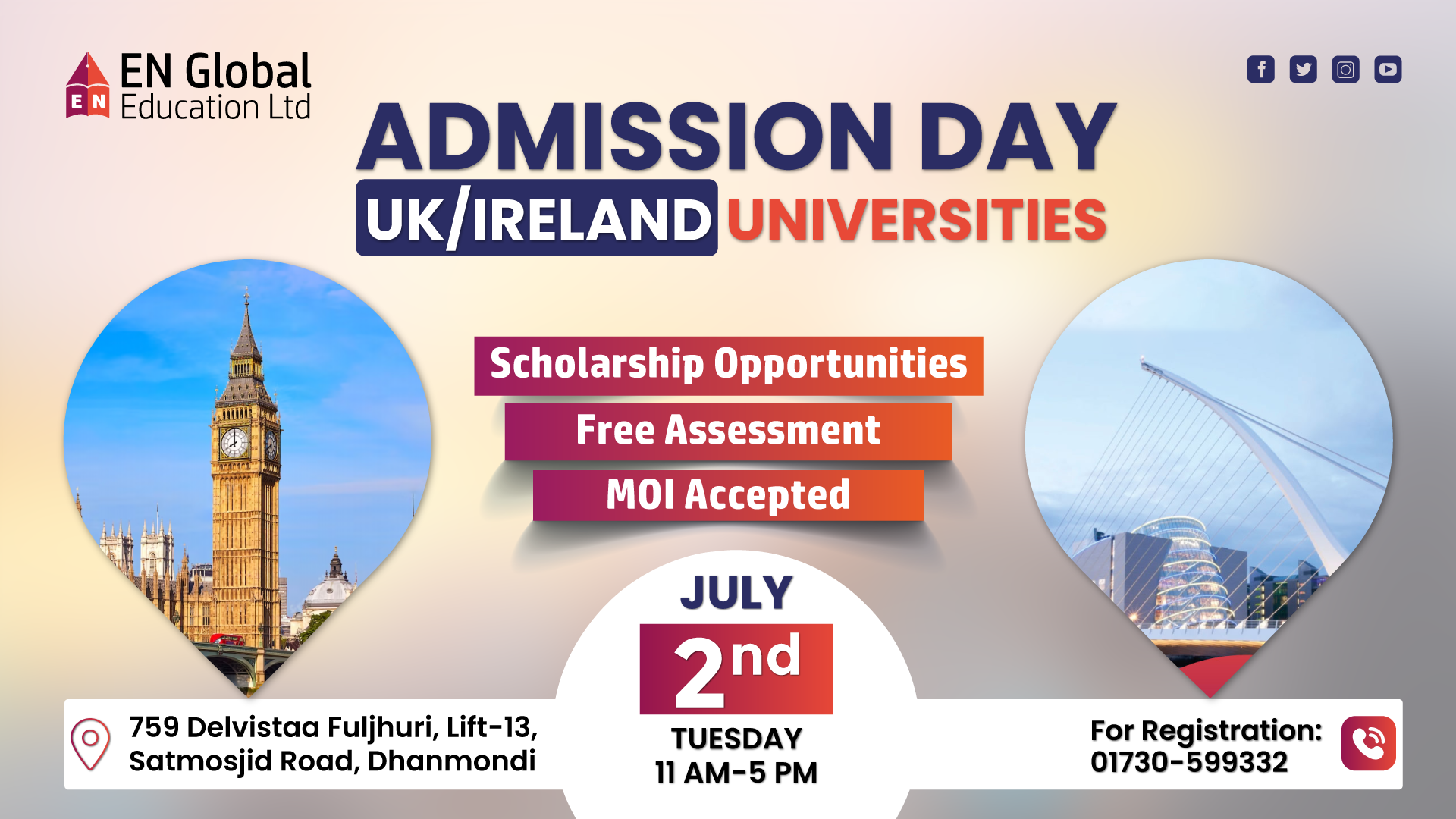 Admission Day: UK and Ireland Universities